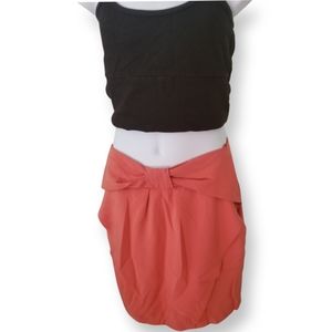 🦋H&M Apricot Bow Front Skirt